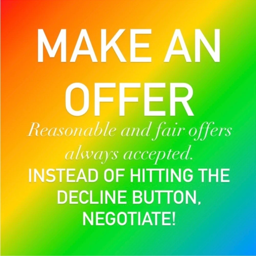 Welcome! Make an offer if I don’t accept, we can negotiate!